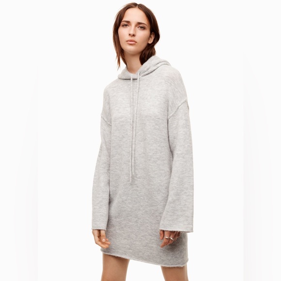 Wilfred Free Aritzia Sissi Hooded Sweater Dress - Picture 1 of 6
